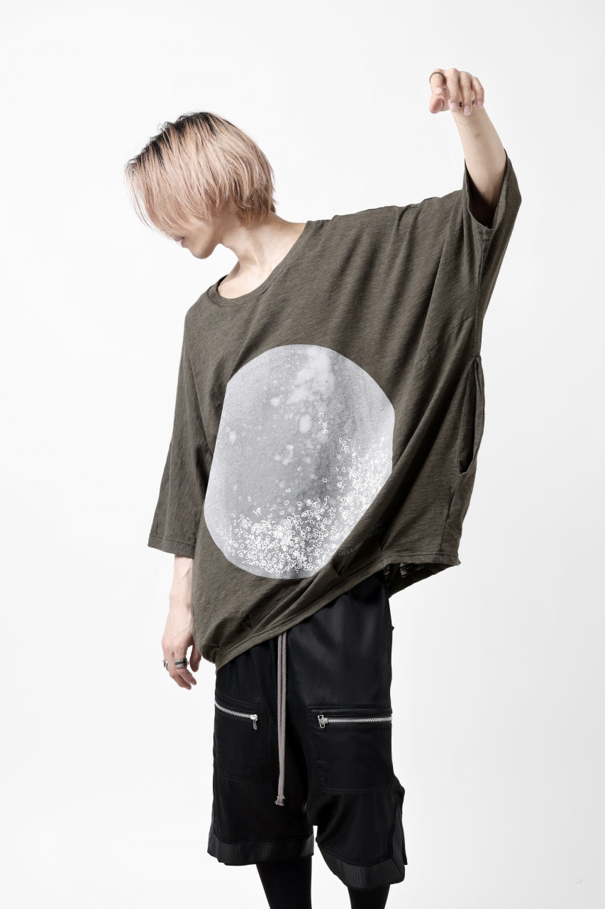 A.F ARTEFACT DOLMAN BIG TEE / ABSTRACT PRINT Ver. / SLAB JERSEY