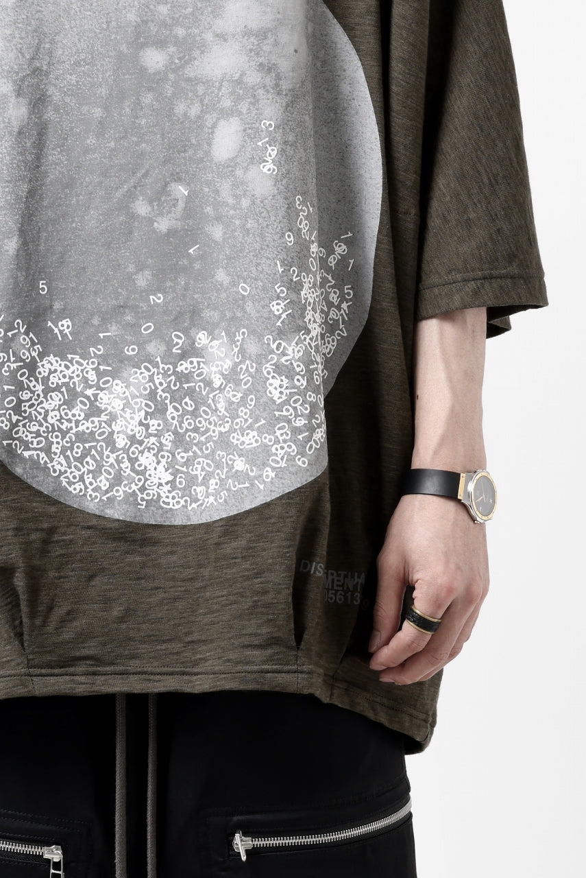 A.F ARTEFACT DOLMAN BIG TEE / ABSTRACT PRINT Ver. / SLAB JERSEY