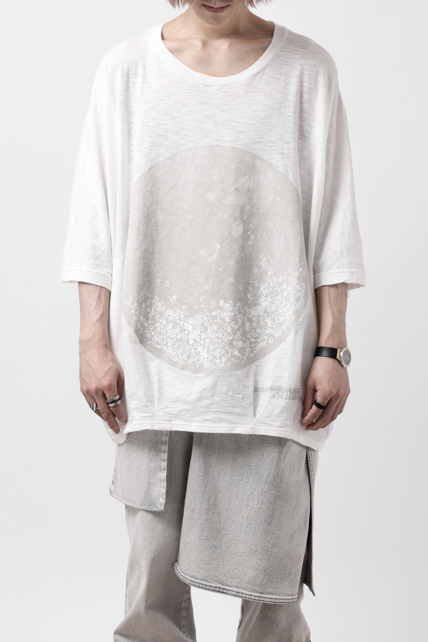 A.F ARTEFACT DOLMAN BIG TEE / ABSTRACT PRINT Ver. / SLAB JERSEY