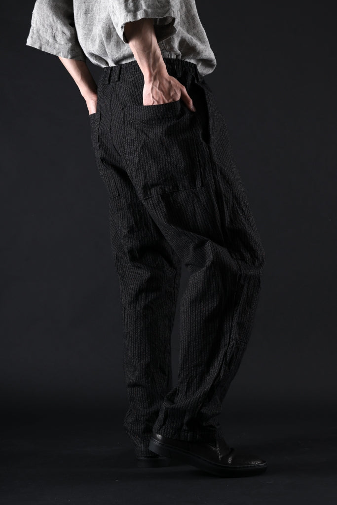 _vital easy straight trousers / sean hell twisted heather