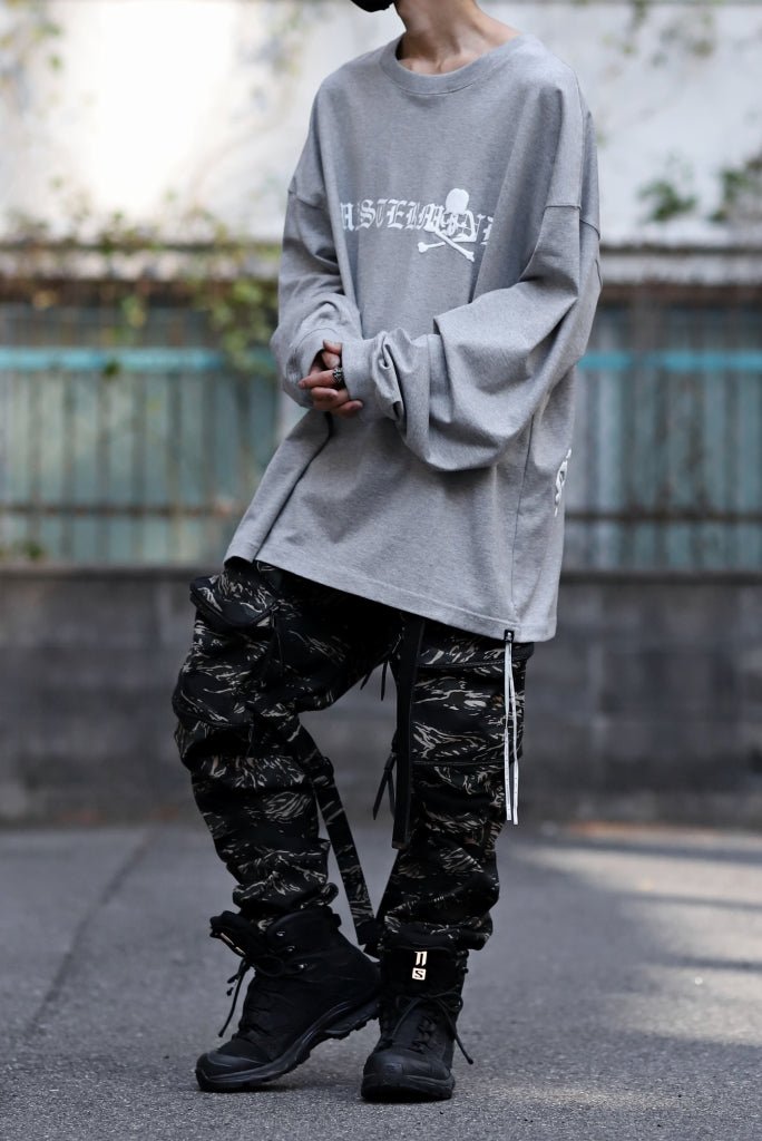 mastermind JAPAN BOXY-FIT LS / RUBBER AND FOAM PRINTED