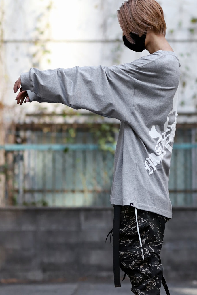 mastermind JAPAN BOXY-FIT LS / RUBBER AND FOAM PRINTED