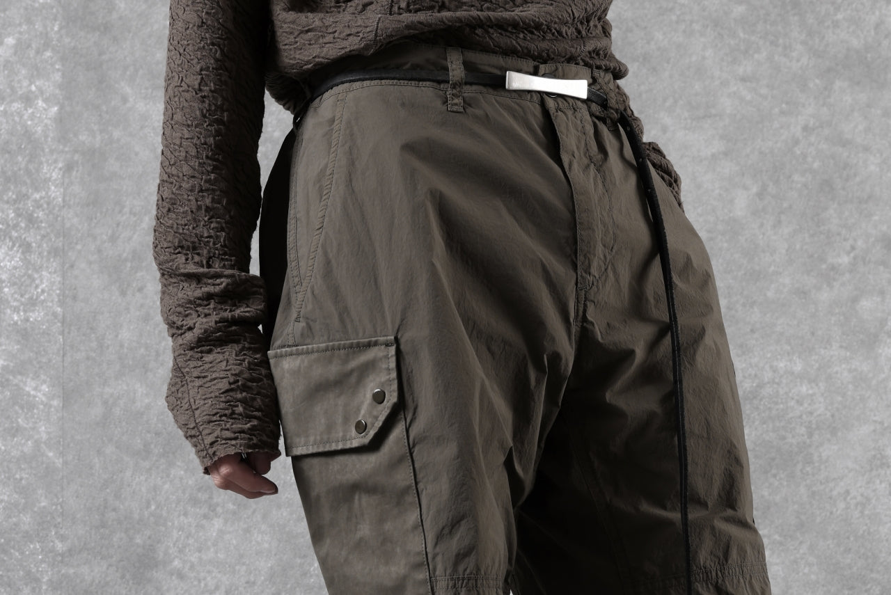 Ten c NYLON CARGO TROUSERS / GARMENT DYED