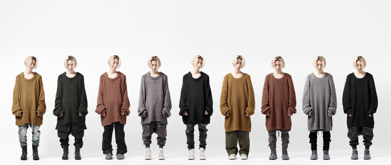 NEW ARRIVAL - LOWGAUGE CABLE KNIT Collection | A.F ARTEFACT (22AW).