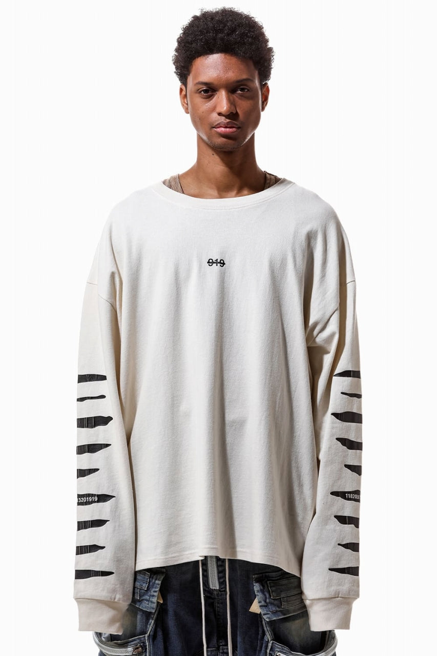 A.F ARTEFACT HEAVY WEIGHT C/JERSEY LS TOPS / PRINT TYPE-B