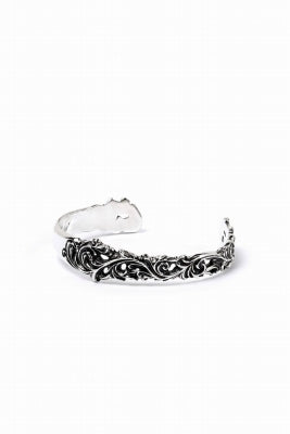 Loud Style Design - GET IN THE RING "ARABESQUE" SILVER BANGLE