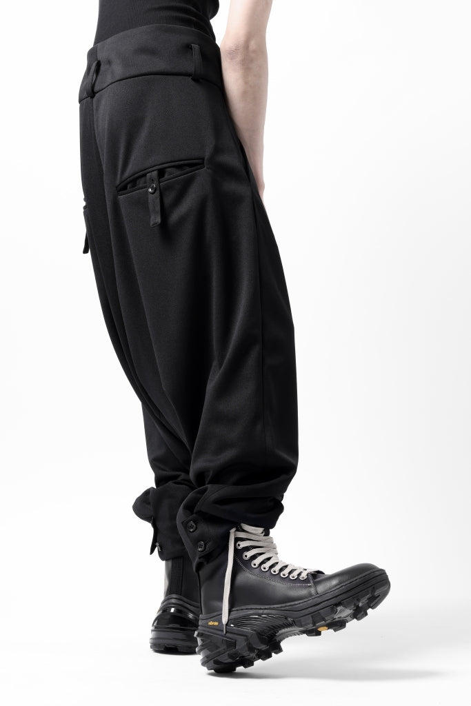 vital x DEFORMATER.® exclusive TAILOR WIDE TAPERED PANTS / GAUDI SMOOTH JERSEY