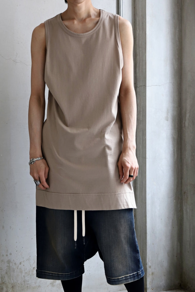 YUTA MATSUOKA round neck shirt / cotton silk nep viyella