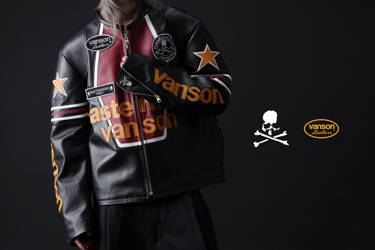 LAUNCHED | mastermind WORLD × VANSON LEATHER SPECIALS.