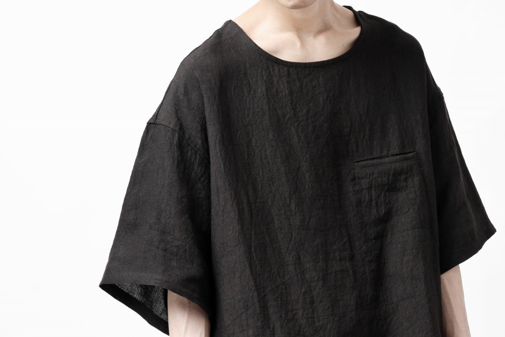 ISAMU KATAYAMA BACKLASH PULLOVER POCKET SHIRT / SOFT LINEN