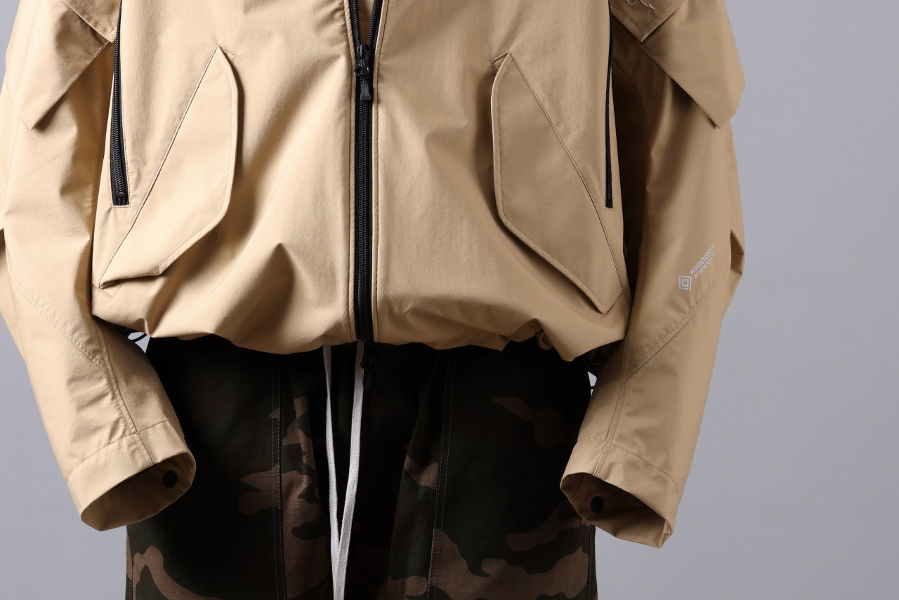 D-VEC x ALMOSTBLACK MA-1 BLOUSON / WINDSTOPPER BY GORE-TEX LABS 3L S.R.G.