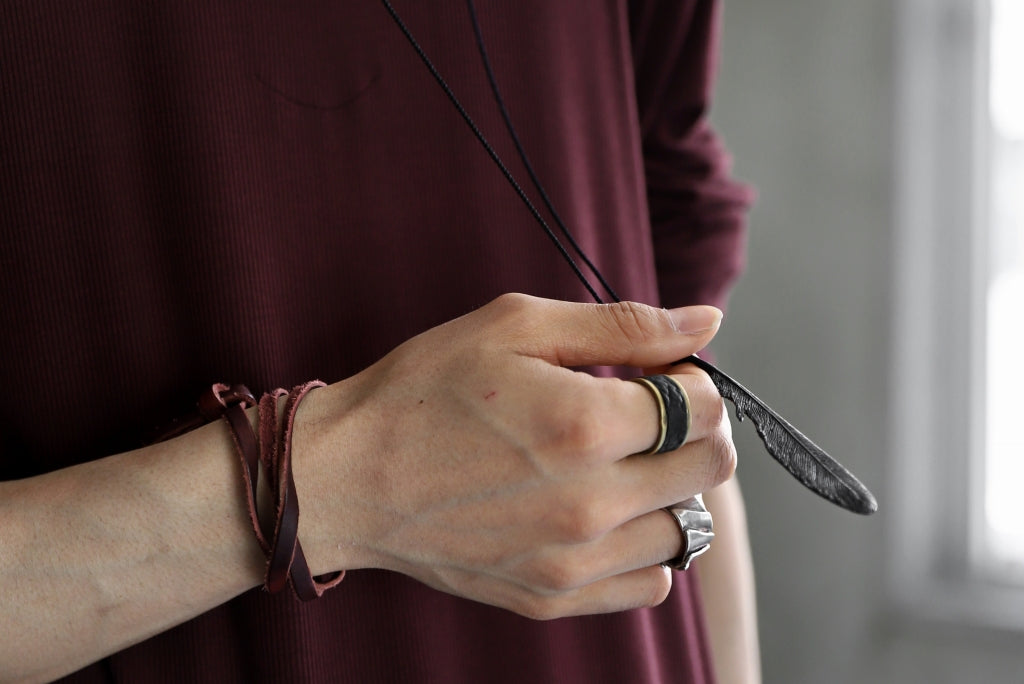 Rusty Thought FEATHER NECKLACE