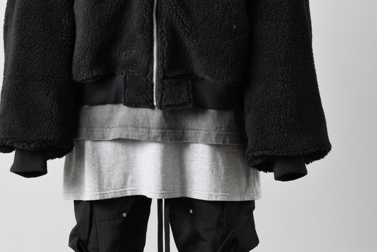 A.F ARTEFACT REVERSIBLE TEDDY BOMBER JACKET