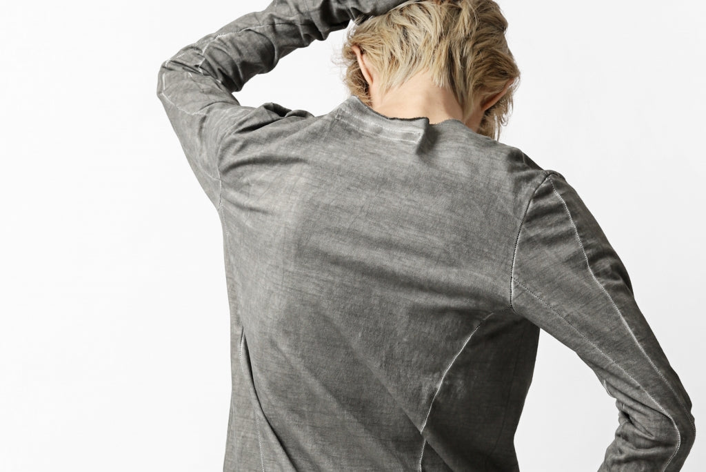 A.F ARTEFACT "Trunk-Show" COLD DYED SWITCHING LONG TOPS / SLAB JERSEY