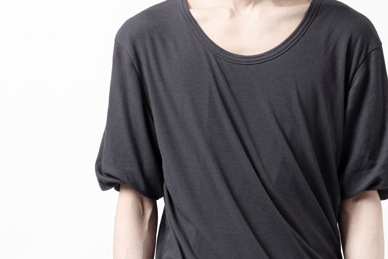 A.F ARTEFACT DOUBLELAYER DRAPE T-SHIRT / SUPIMA C-JERSEY