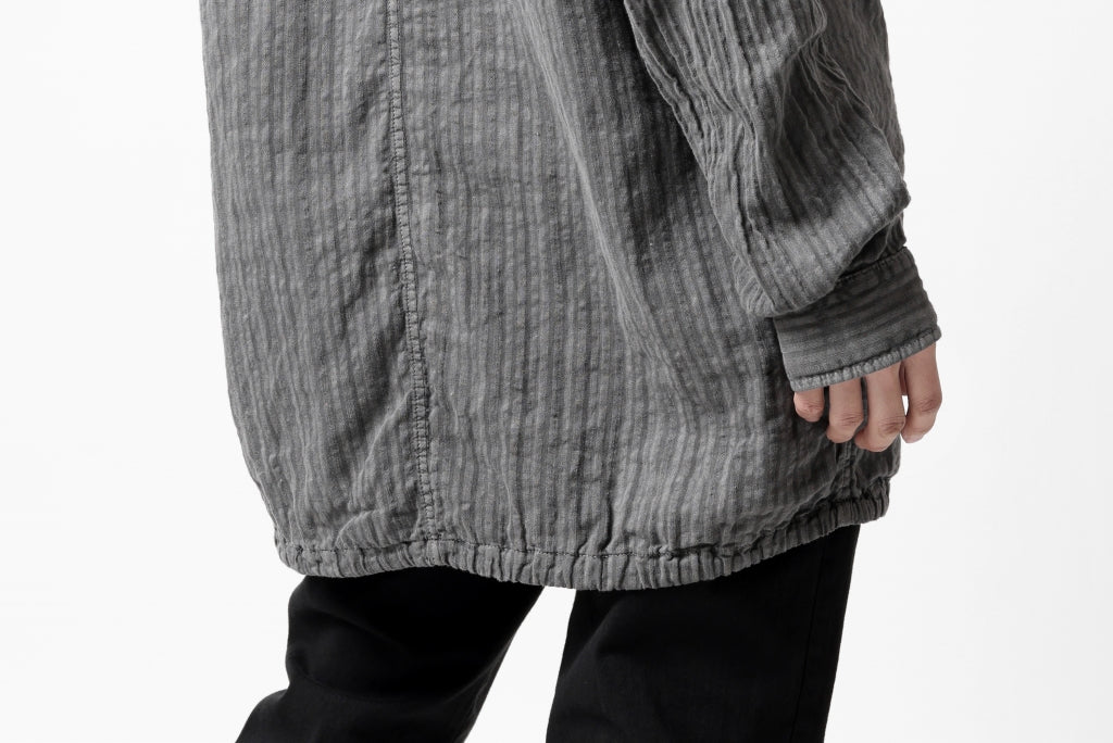 daub WASHED LONG SHIRT / CL-STRIPE