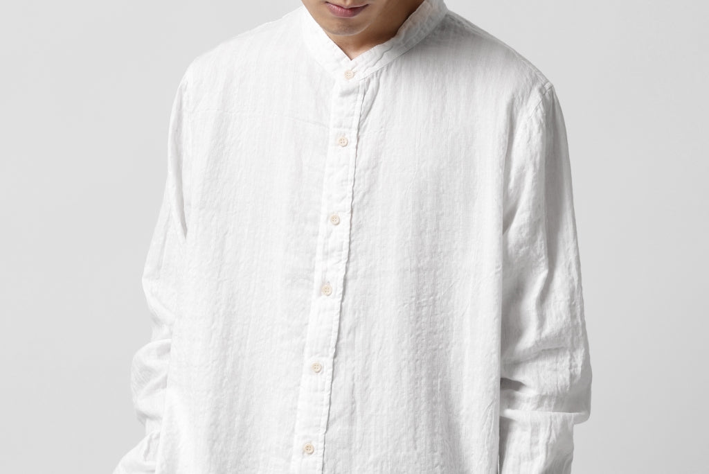 daub WASHED LONG SHIRT / CL-STRIPE