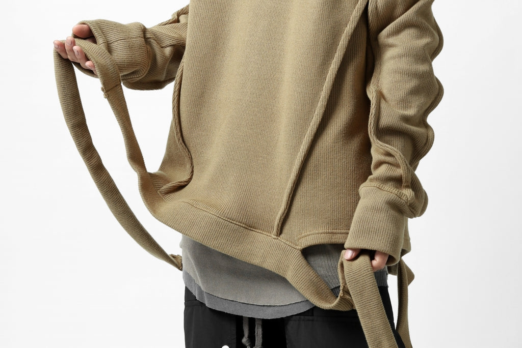 A.F ARTEFACT "Trunk-Show" möbius IRREGULAR HEM KNIT PULLOVER