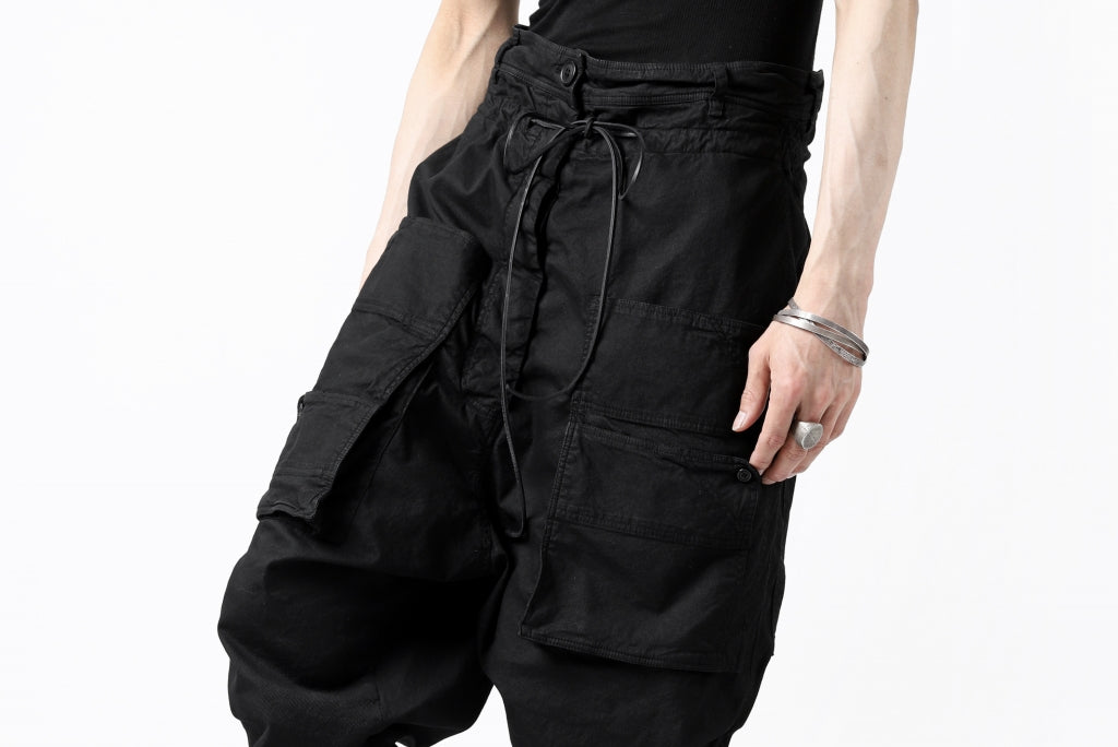 RUNDHOLZ DIP DROP CROTCH SLIM POCKET TROUSERS