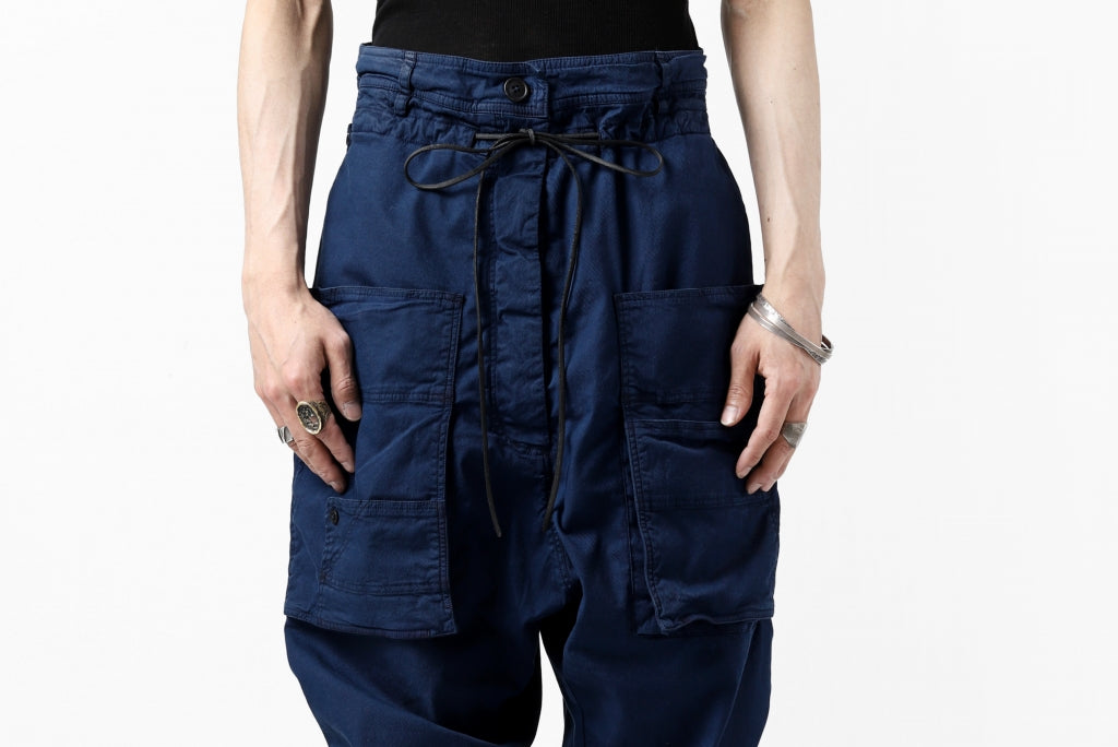 RUNDHOLZ DIP DROP CROTCH SLIM POCKET TROUSERS