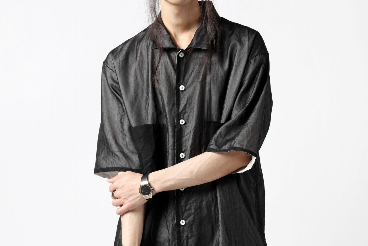 KLASICA SH-33(edit.2) LAYERED SHIRT / TRANSLUCENT ORGANDY