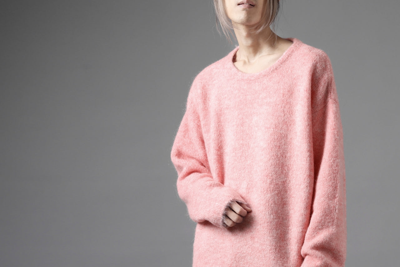 A.F ARTEFACT LAYERED SLEEVE TOP / COPE KNIT JERSEY