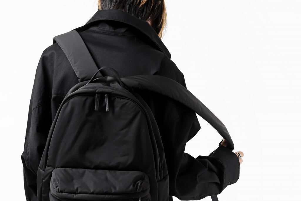 Y's PADDED BACK PACK / MEMORY WEATHER (BLACK)