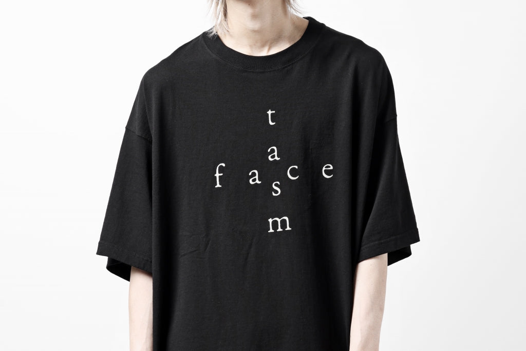 FACETASM CROSS LOGO PRINT BIG TEE 