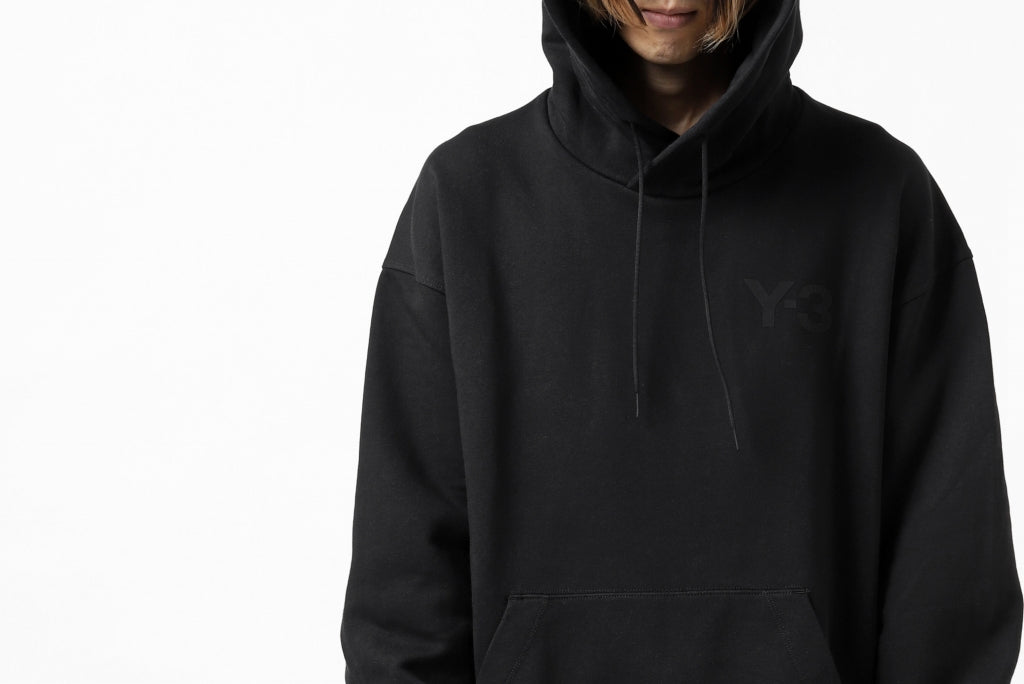 Y-3 Yohji Yamamoto CLASSIC CHEST LOGO HOODIE PARKA / FRENCH TERRY