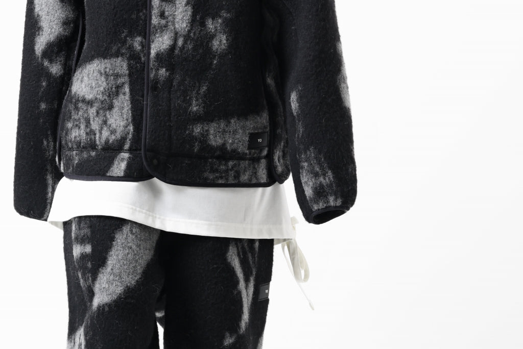 Y-3 Yohji Yamamoto FUZZY FLEECE HOODED JACKET