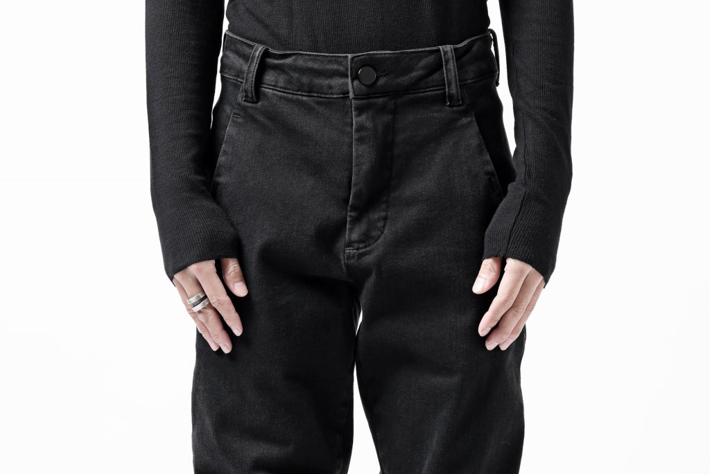 thomkrom SKINNY TROUSERS with SCAR STITCH / STRETCH DENIM