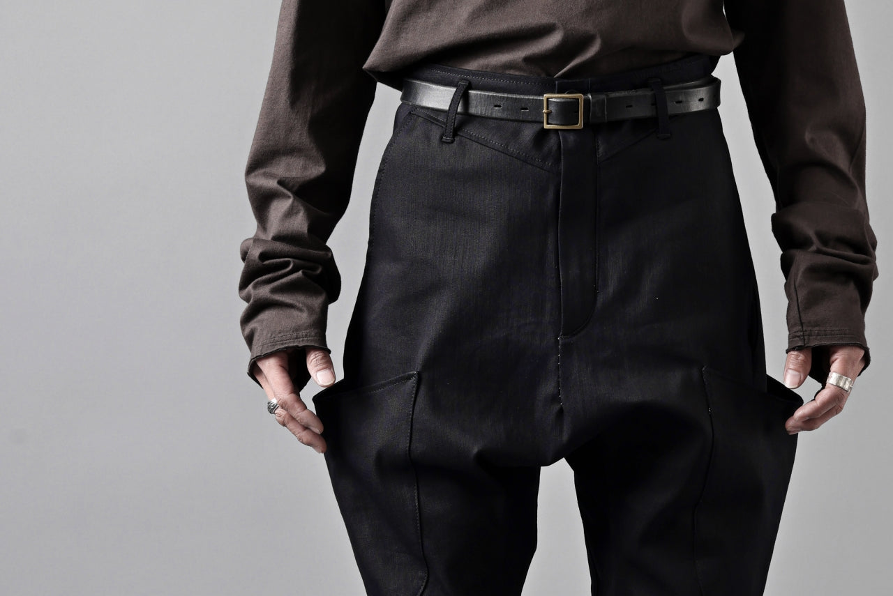 incarnation TUCK WAIST TROUSERS / STITCHED WASHER STRIPE