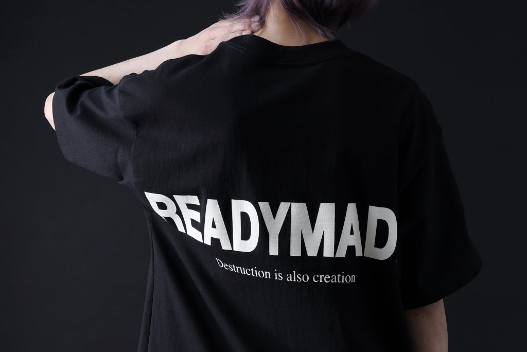 READYMADE SMILE & LOGO SHORT SLEEVE T-SHIRT 