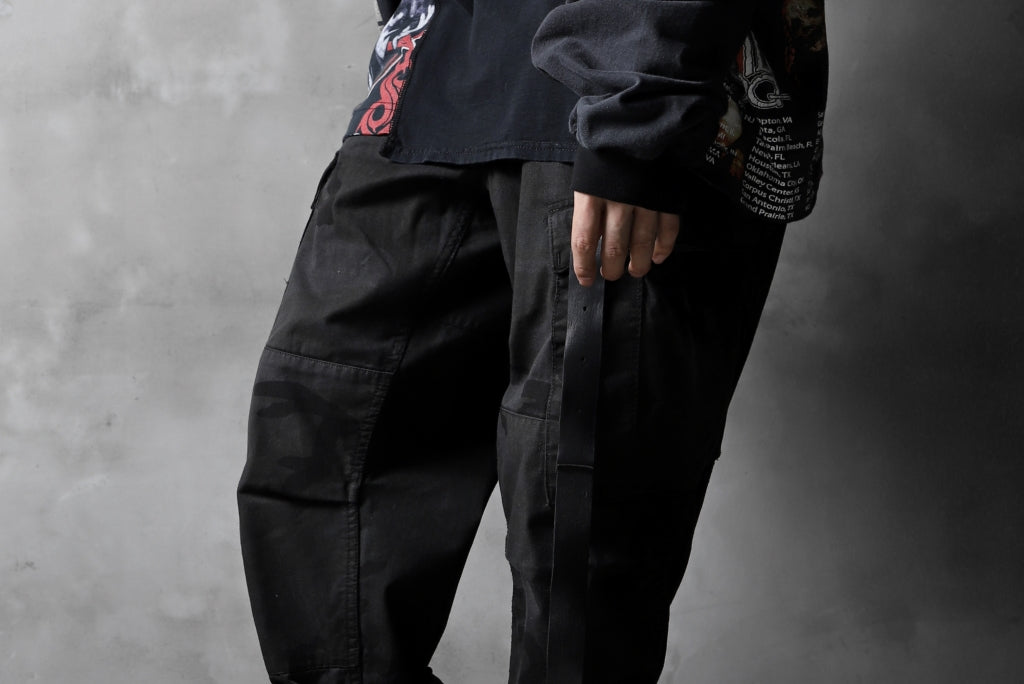 CHANGES VINTAGE REMAKE MILITARY CARGO TAPERED PANTS / WOODLAND CAMO_A