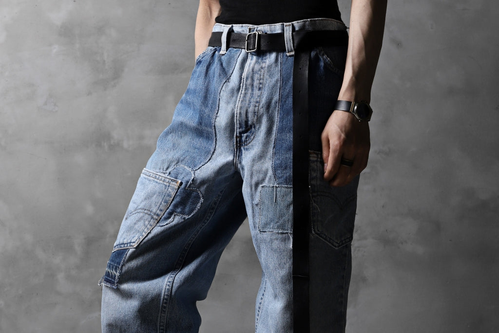 CHANGES VINTAGE REMAKE DENIM STRAIGHT PANTS / VINTAGE DENIM_C