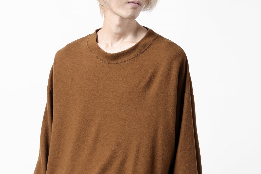 CAPERTICA MN-SWEAT TOP / SUPER 140s WASHABLE WOOL