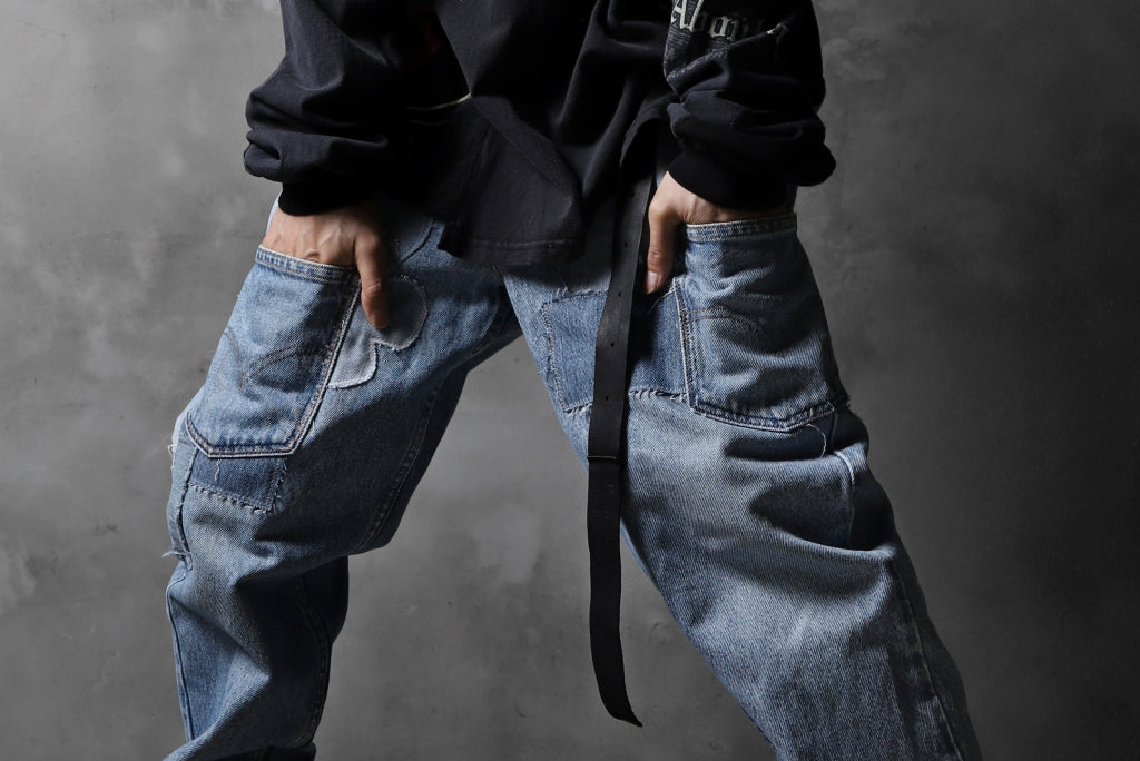 CHANGES VINTAGE REMAKE DENIM STRAIGHT PANTS / VINTAGE DENIM_A