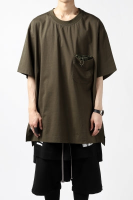 Y-3 Yohji Yamamoto STRINGS POCKET TEE / PAPER JERSEY