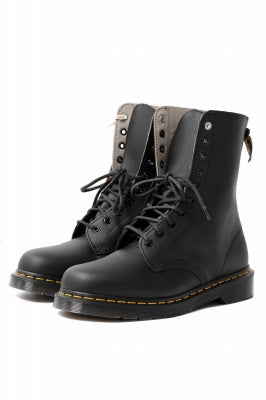 Y's x Dr. Martens 10-EYES BACK ZIP BOOTS 1490 / SMOOTH COWHIDE