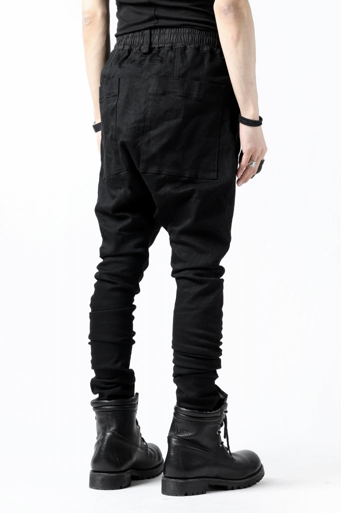 A.F ARTEFACT "thin-drop" DENIM SARROUEL SKINNY