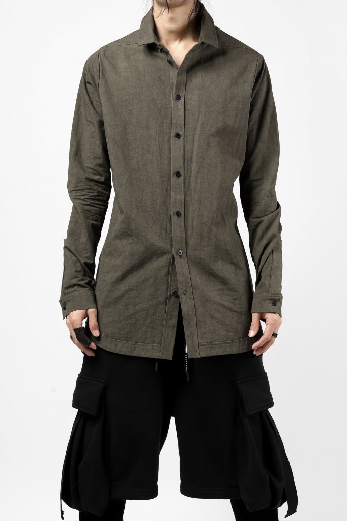 A.F ARTEFACT CLASSIC LONG SLEEVE SHIRT / PURE LINEN