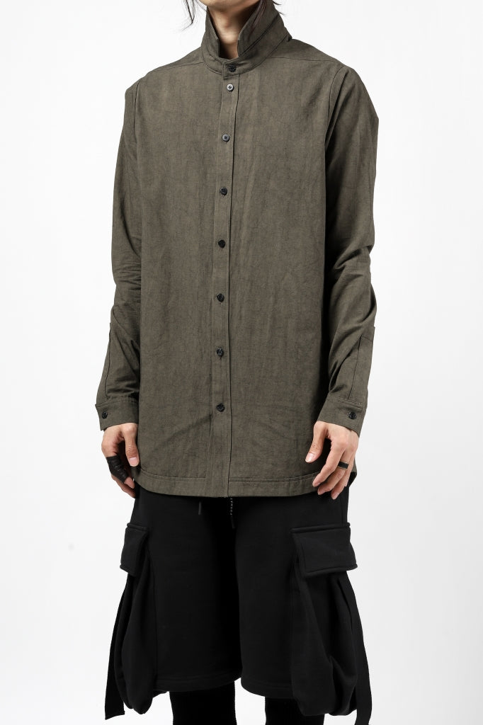 A.F ARTEFACT CLASSIC LONG SLEEVE SHIRT / PURE LINEN