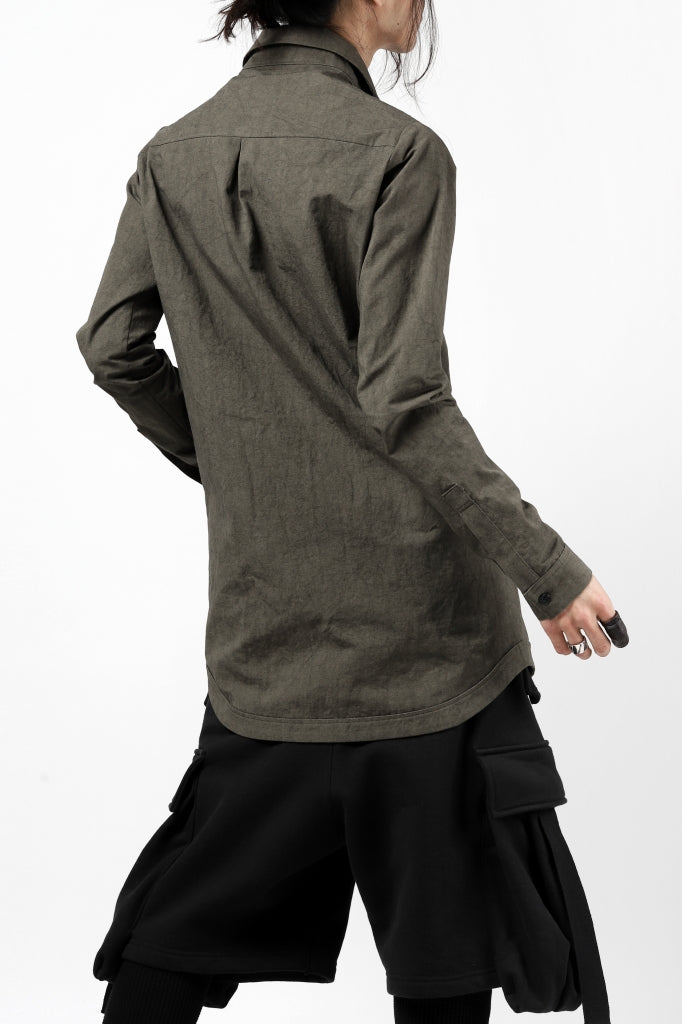 A.F ARTEFACT CLASSIC LONG SLEEVE SHIRT / PURE LINEN