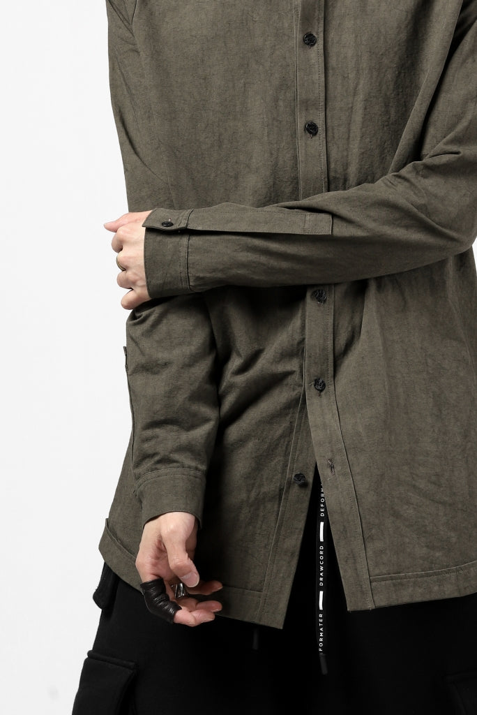 A.F ARTEFACT CLASSIC LONG SLEEVE SHIRT / PURE LINEN