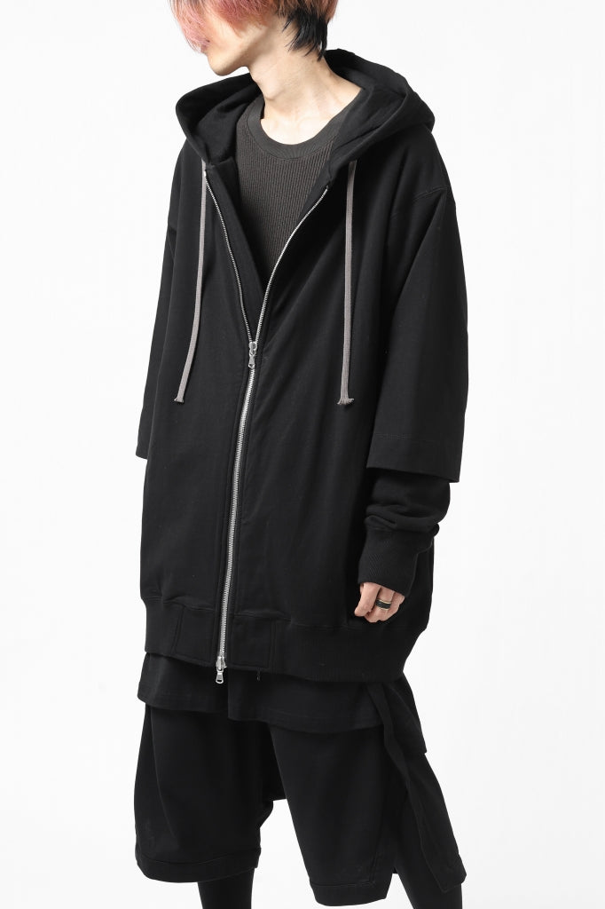 A.F ARTEFACT "BEHIND" DOCKING ZIP TEE HOODIE