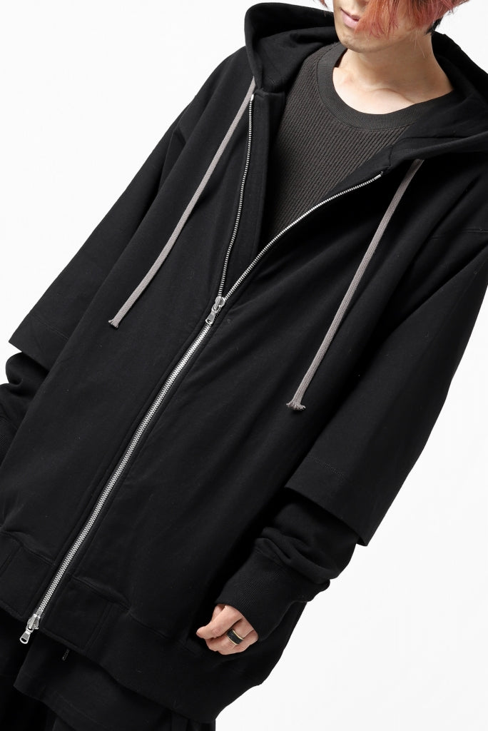 A.F ARTEFACT "BEHIND" DOCKING ZIP TEE HOODIE