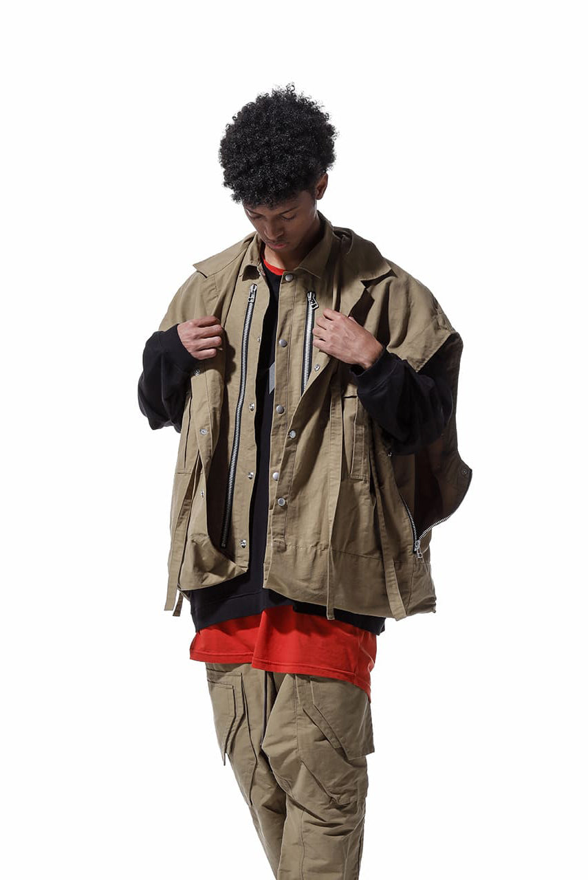 A.F ARTEFACT DOUBLE-LAYERED WORK VEST