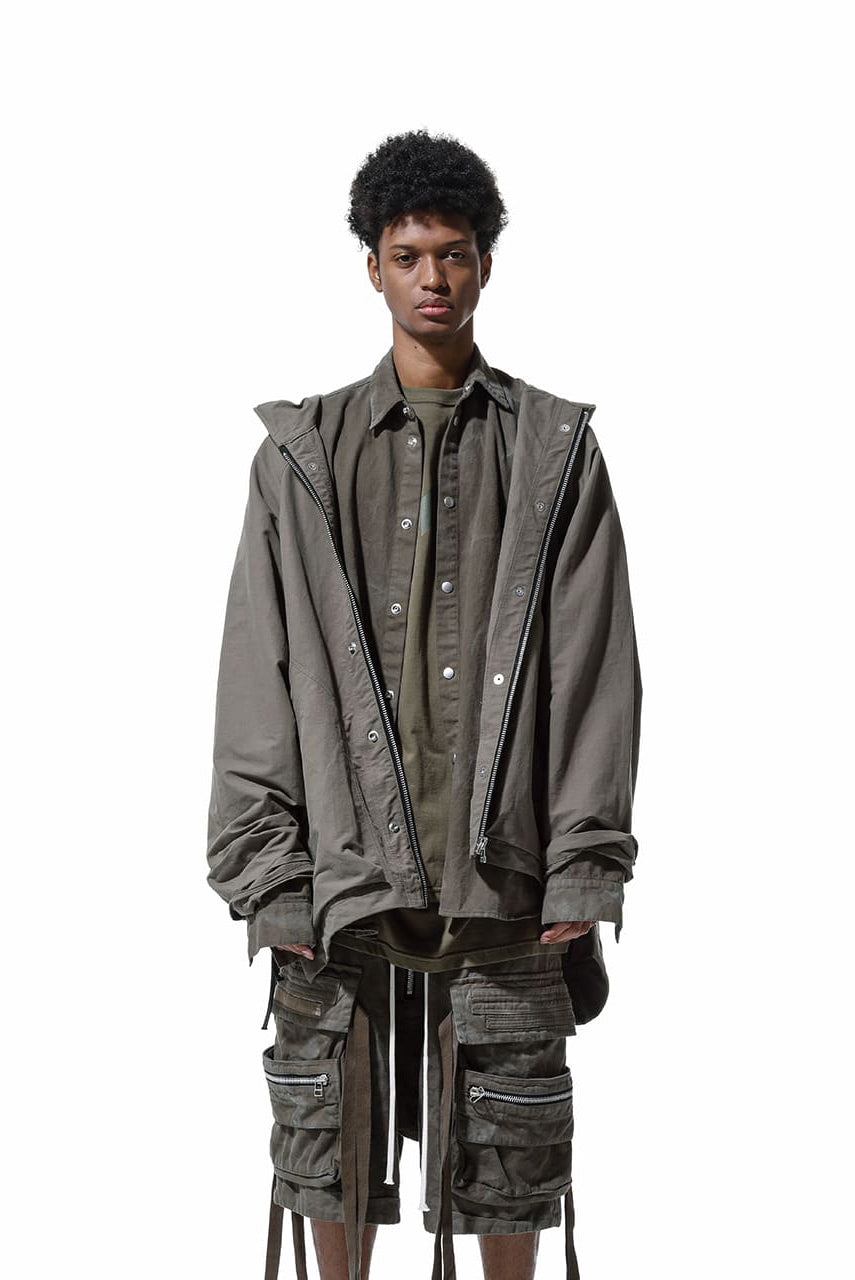 A.F ARTEFACT OVER SIZED HOODIE BLOUSON