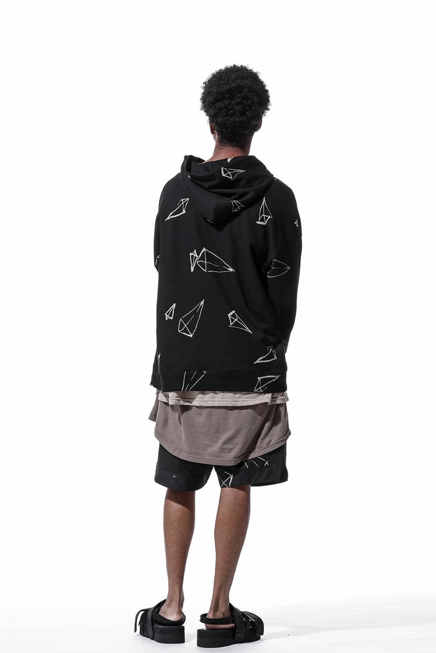 A.F ARTEFACT PYRA PATTERN PRINT SWEAT HOODIE