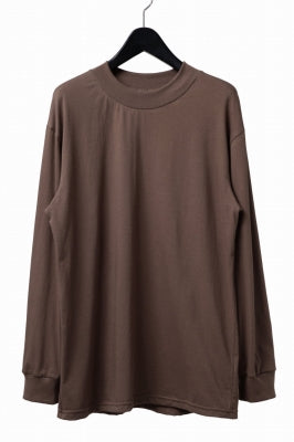 A.F ARTEFACT exclusive THICK-COLLAR BASIC T-SHIRT L/S